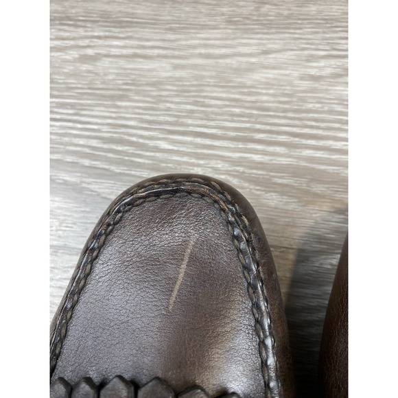 Church\'s Men\'s Leather Monk Strap Fringe Detail Dress Loafers Brown Size 8.5 main image 5